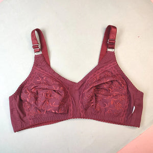 Cotton bra maroon