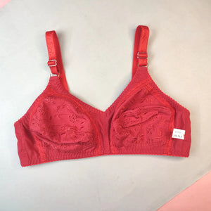 Cotton bra red