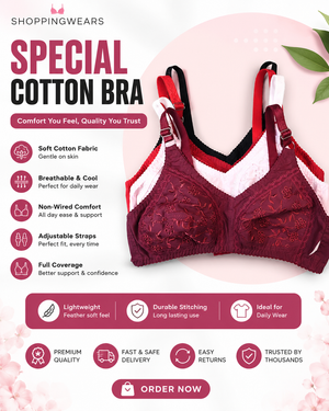 Shopping Wears special cotton bra