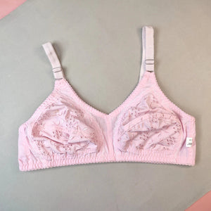 Cotton bra pink