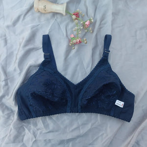 Cotton bra navy